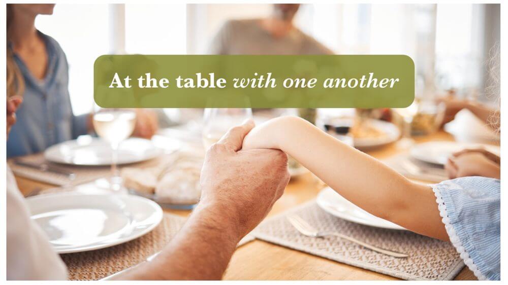 At the Table with one another